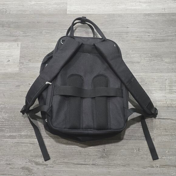 Qualypant Black Extra Large Diaper Bag for 2 Kids Expandable 35L Twin Backpack - Picture 6 of 12